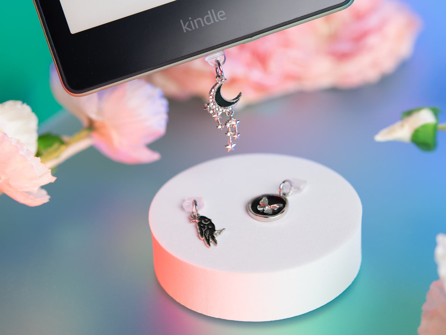 Dark Fantasy Romance E-Reader and Kindle Charms