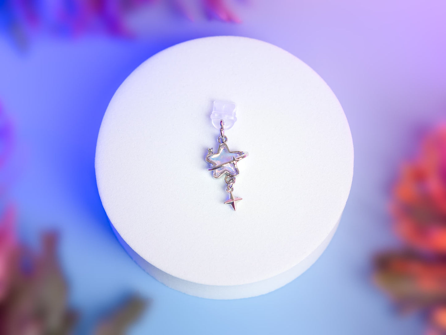 Sparkling Crystal E-Reader and Kindle Charms
