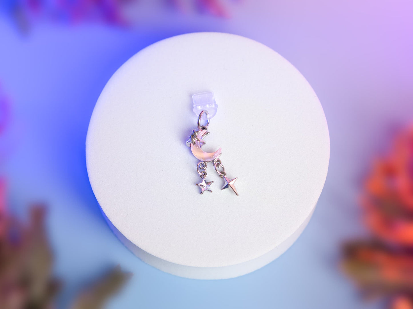 Sparkling Crystal E-Reader and Kindle Charms