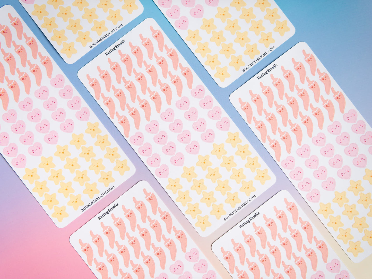 Book Rating Emoji Stickers