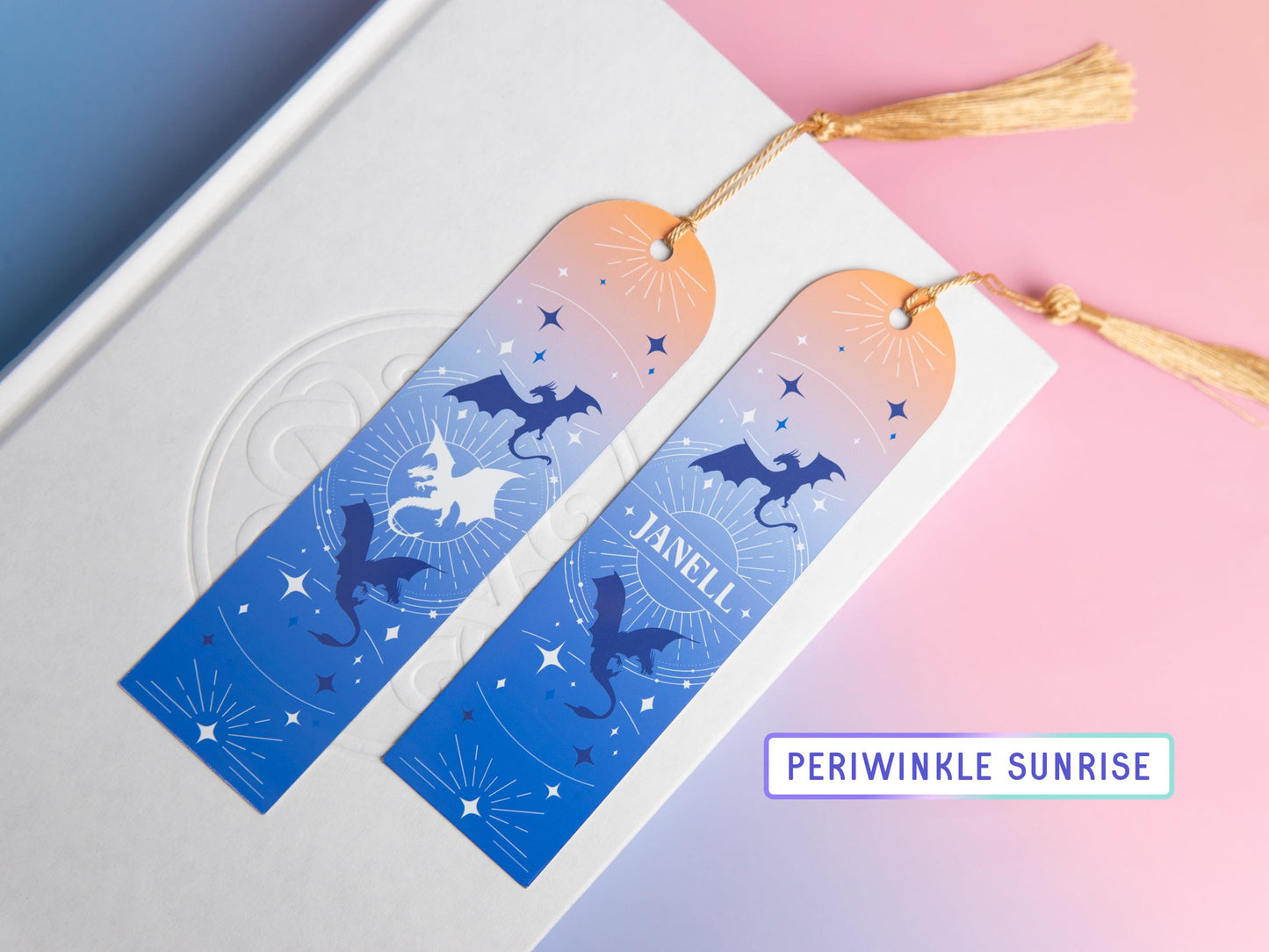 Customizable Fantasy Dragon Bookmark