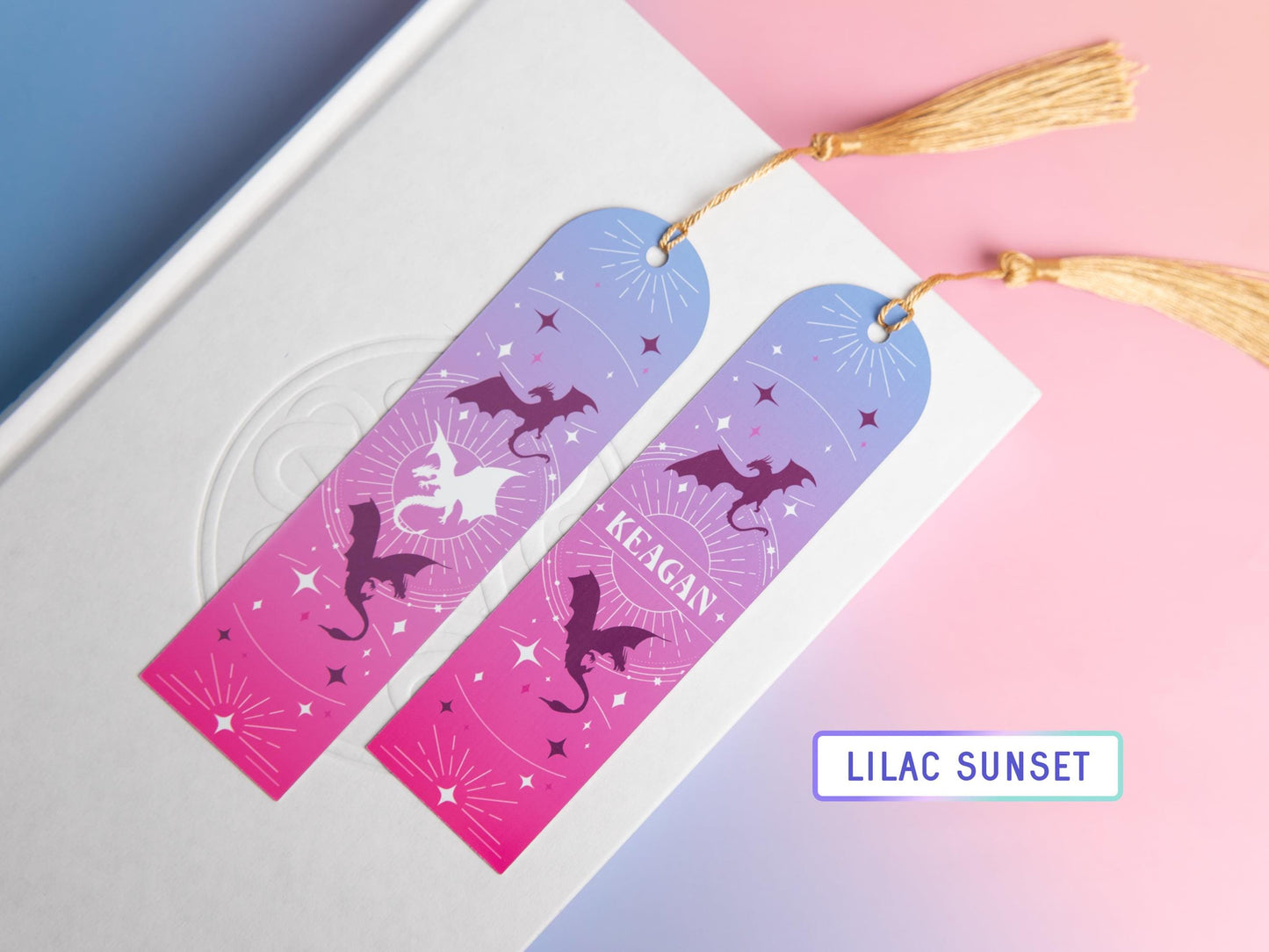 Customizable Fantasy Dragon Bookmark