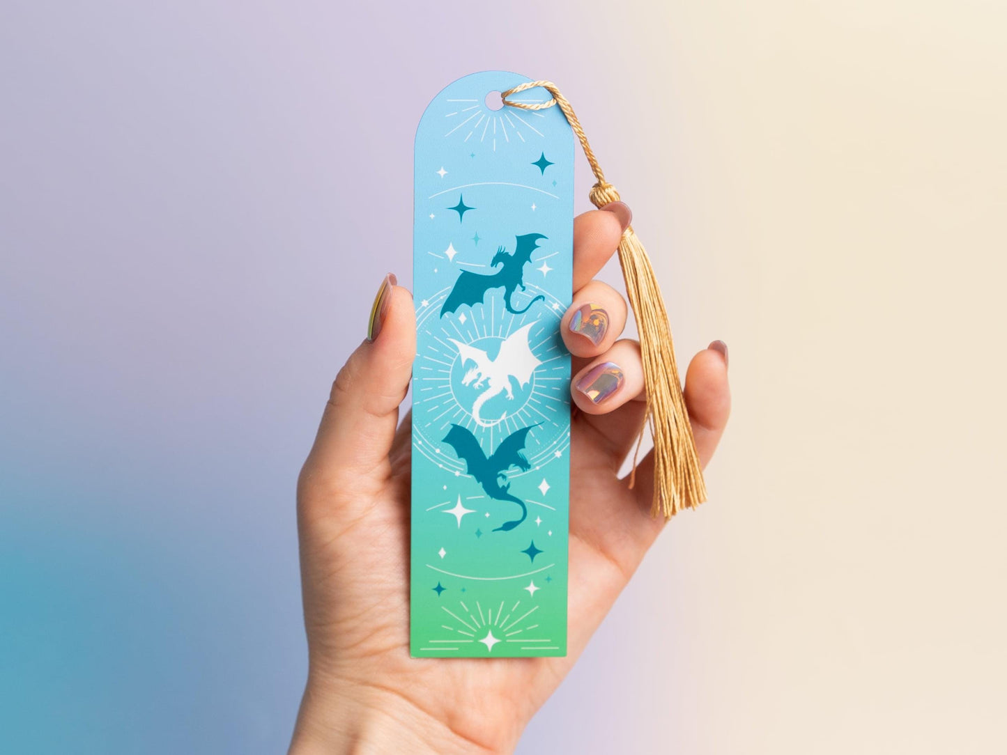 Customizable Fantasy Dragon Bookmark