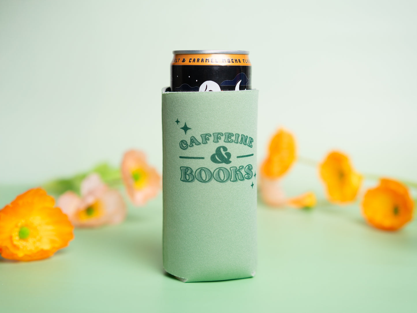 Bookish Tall Can Koozies