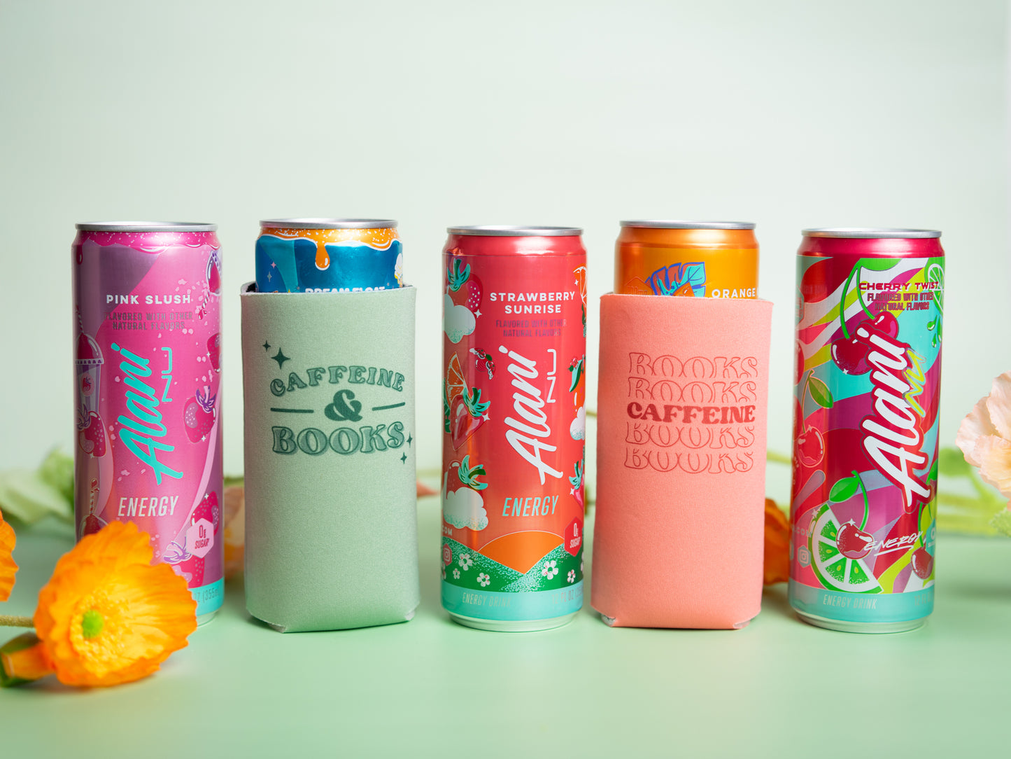 Bookish Tall Can Koozies