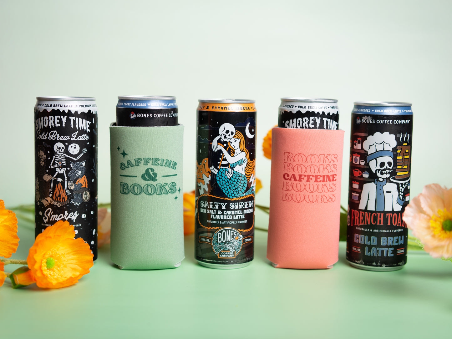 Bookish Tall Can Koozies