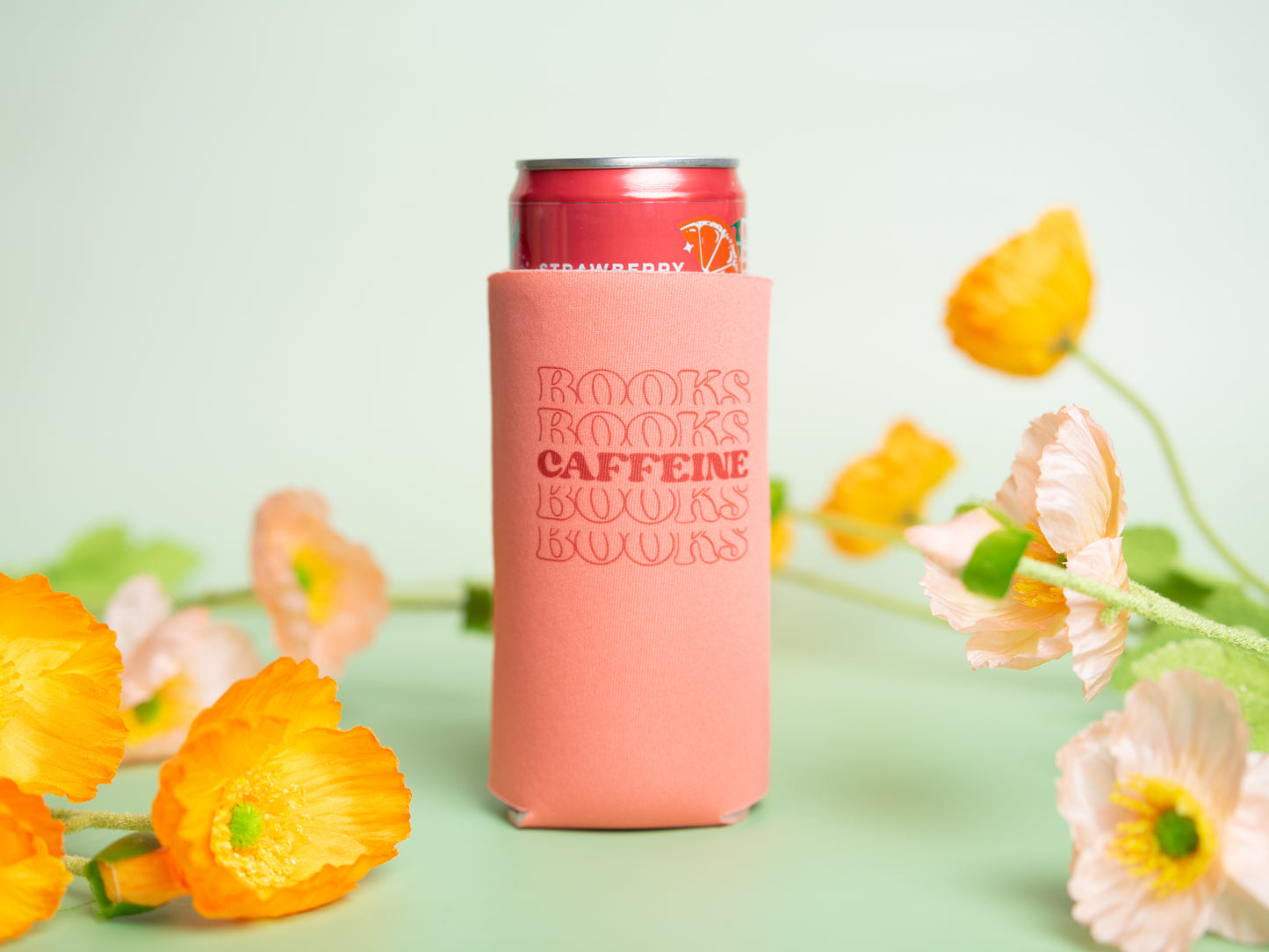 Bookish Tall Can Koozies