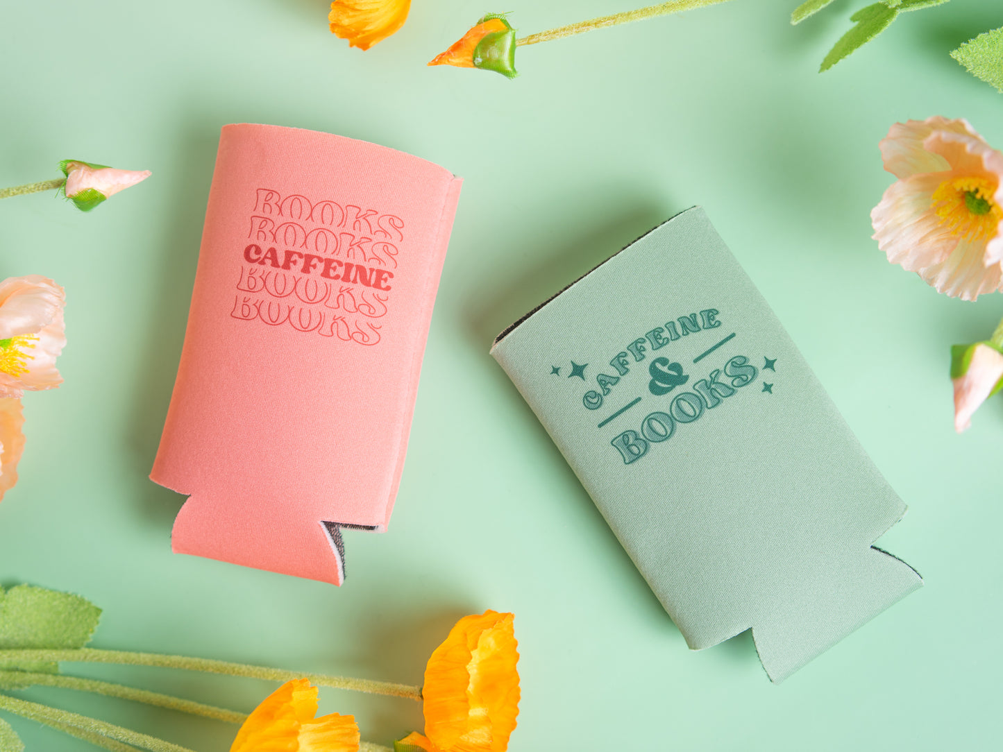 Bookish Tall Can Koozies