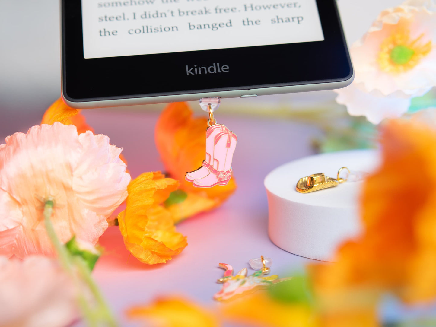 Cowboy Romance E-Reader and Kindle Charms