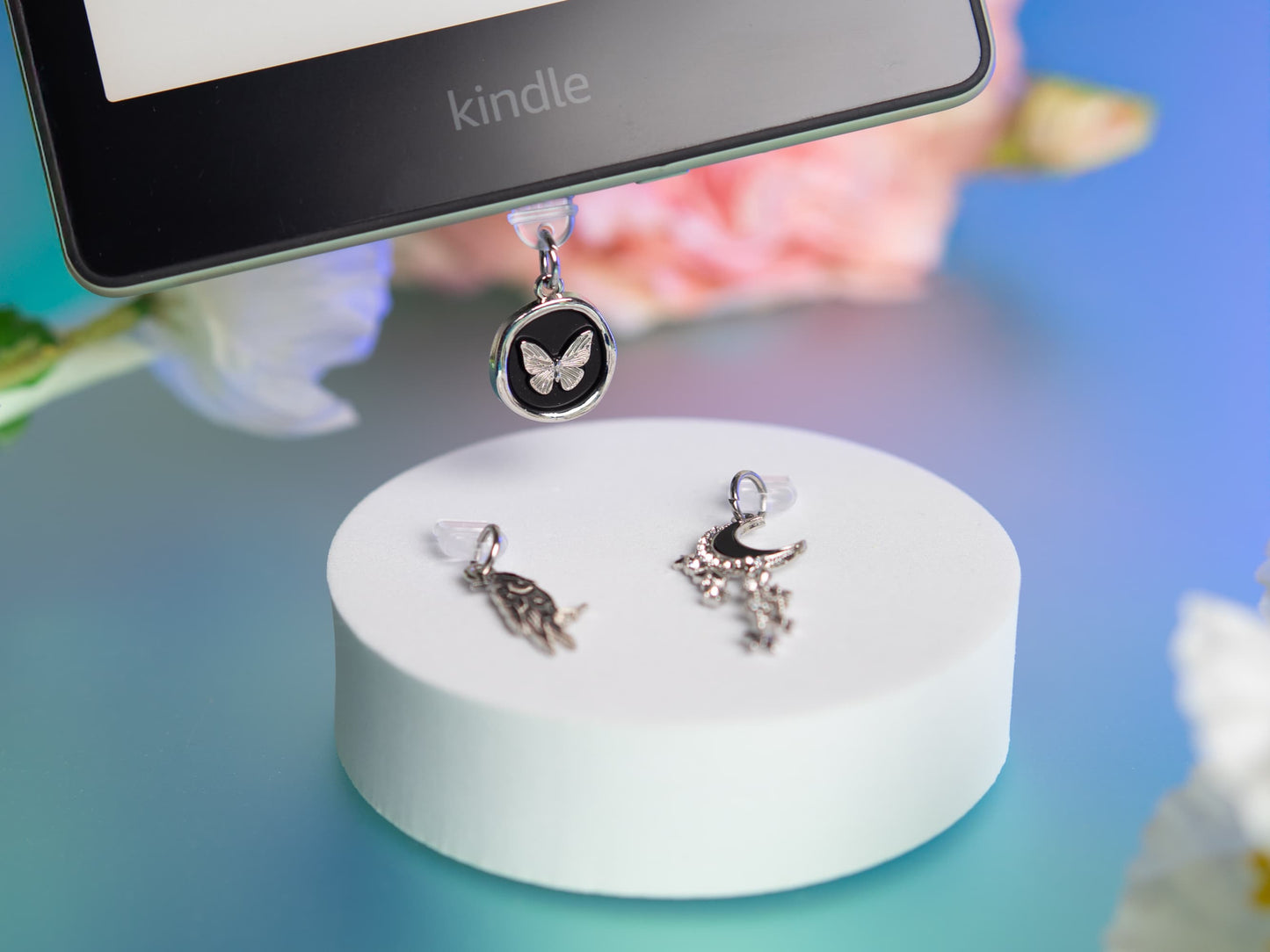 Dark Fantasy Romance E-Reader and Kindle Charms