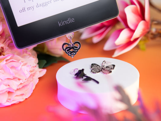 Dark Romance E-Reader and Kindle Charms