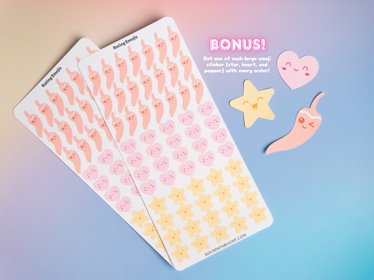 Book Rating Emoji Stickers