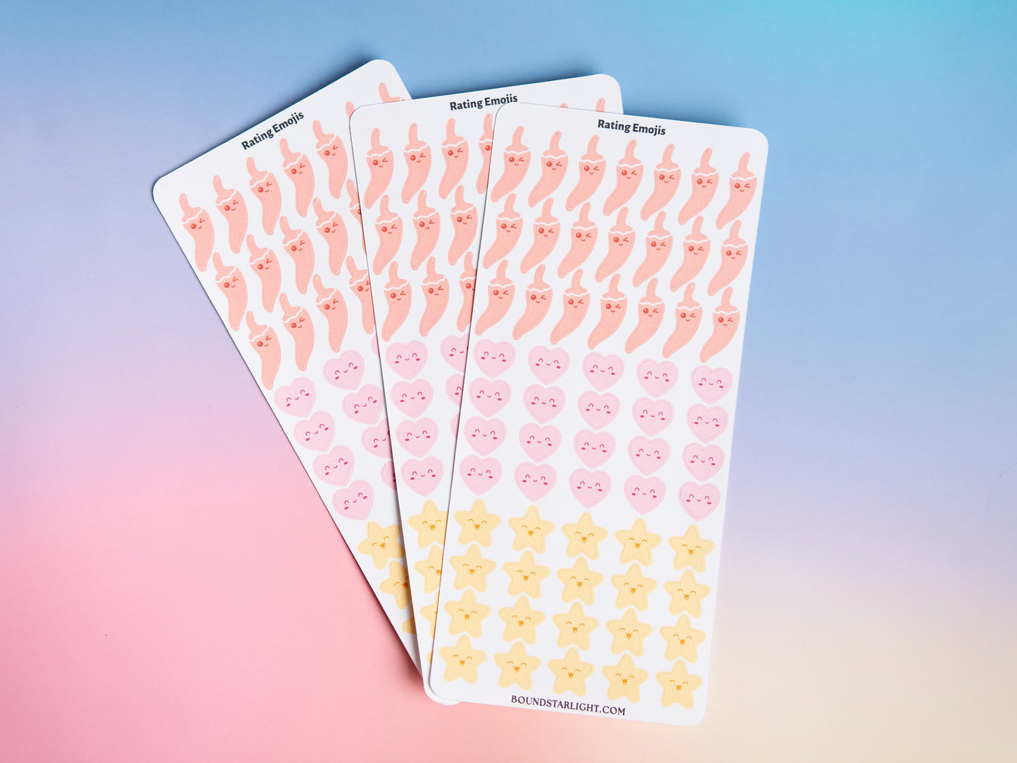 Book Rating Emoji Stickers