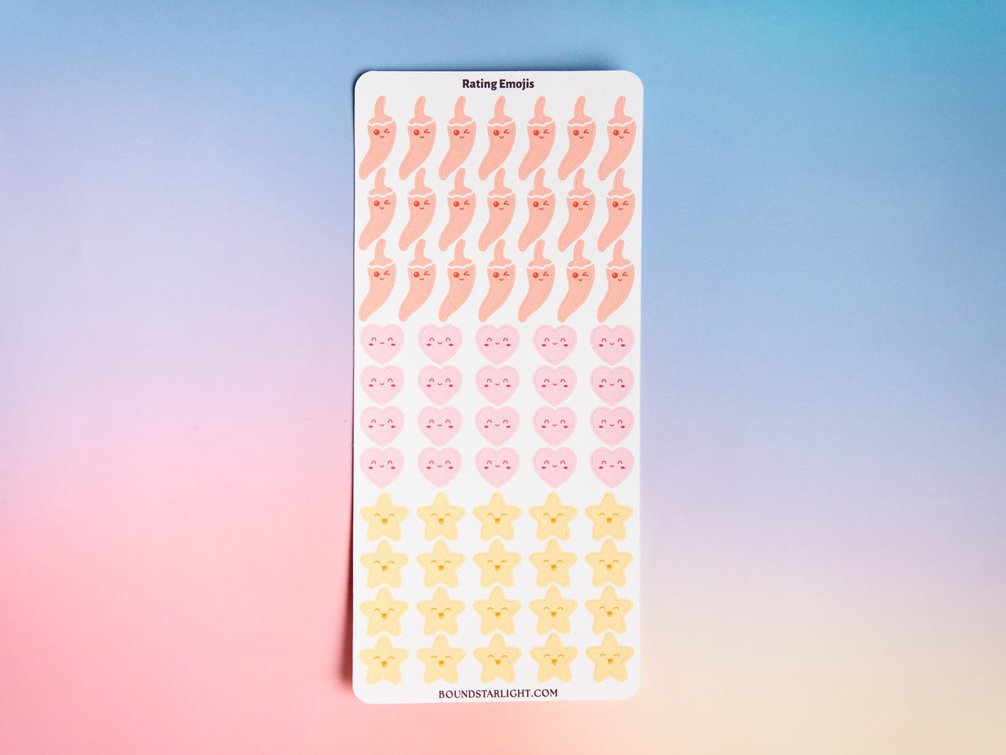 Book Rating Emoji Stickers