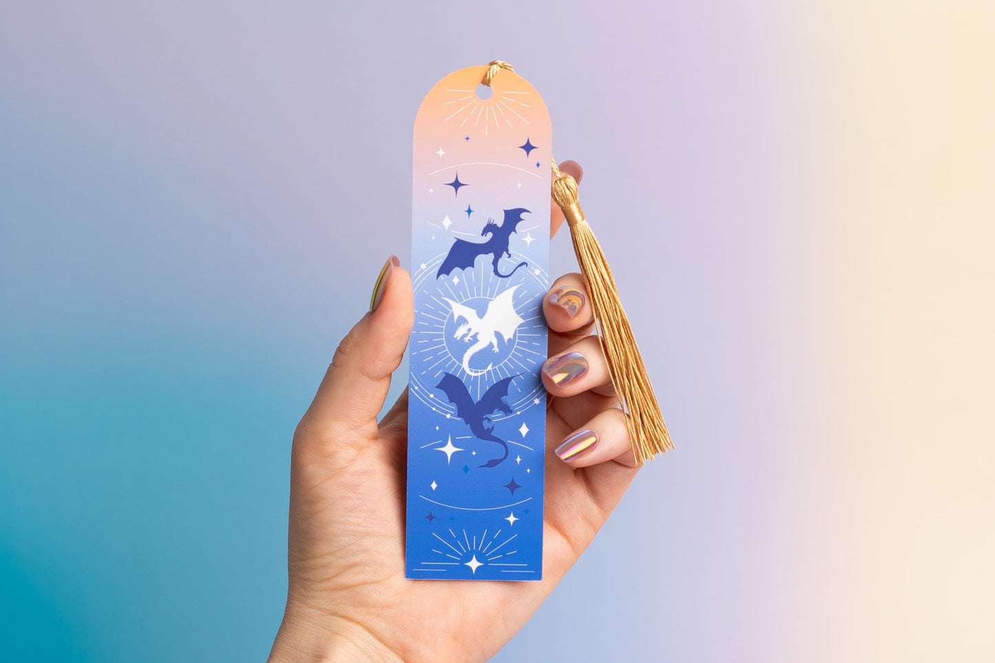 Customizable Fantasy Dragon Bookmark